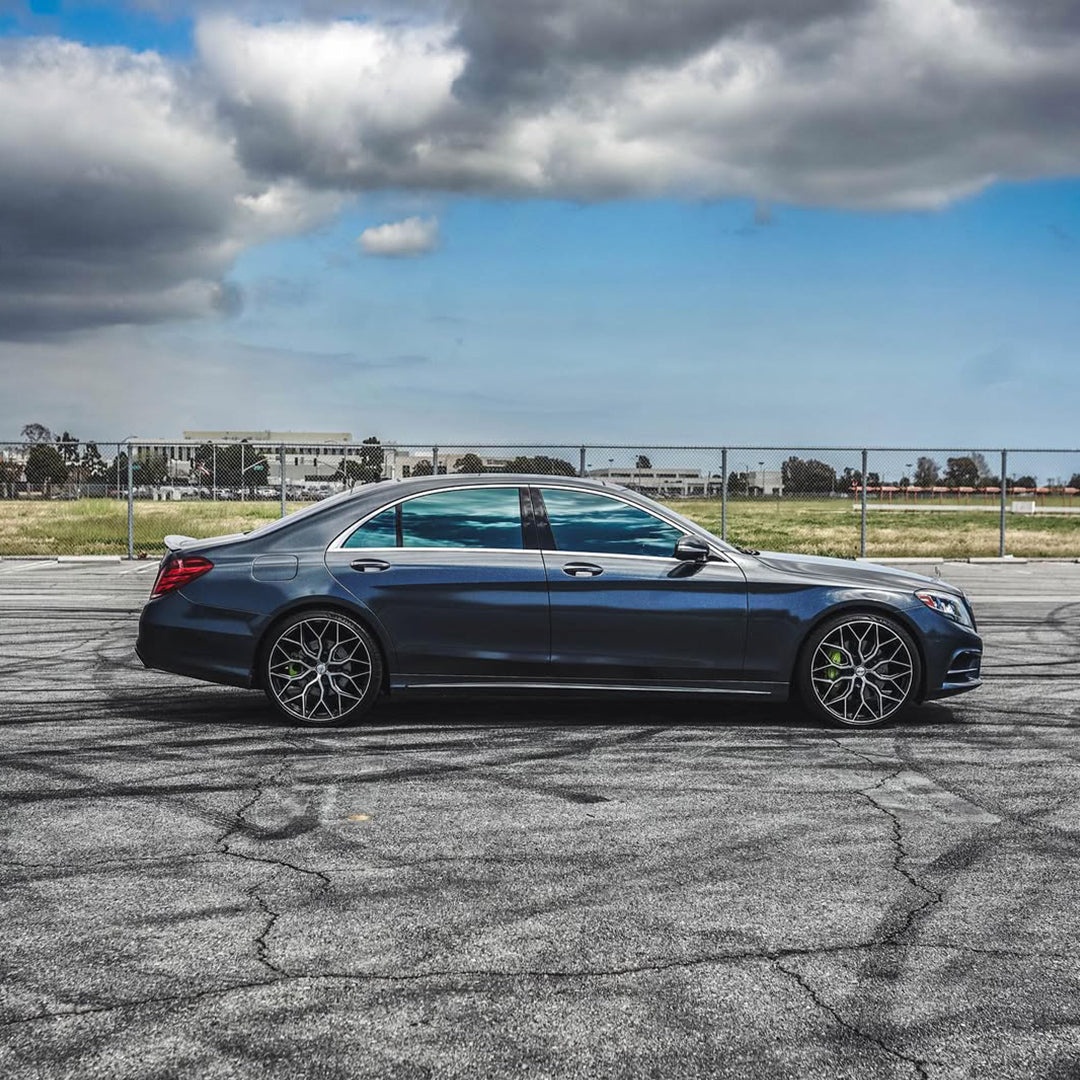 Gloss Pearl Sparkle Black Vinyl Wrap