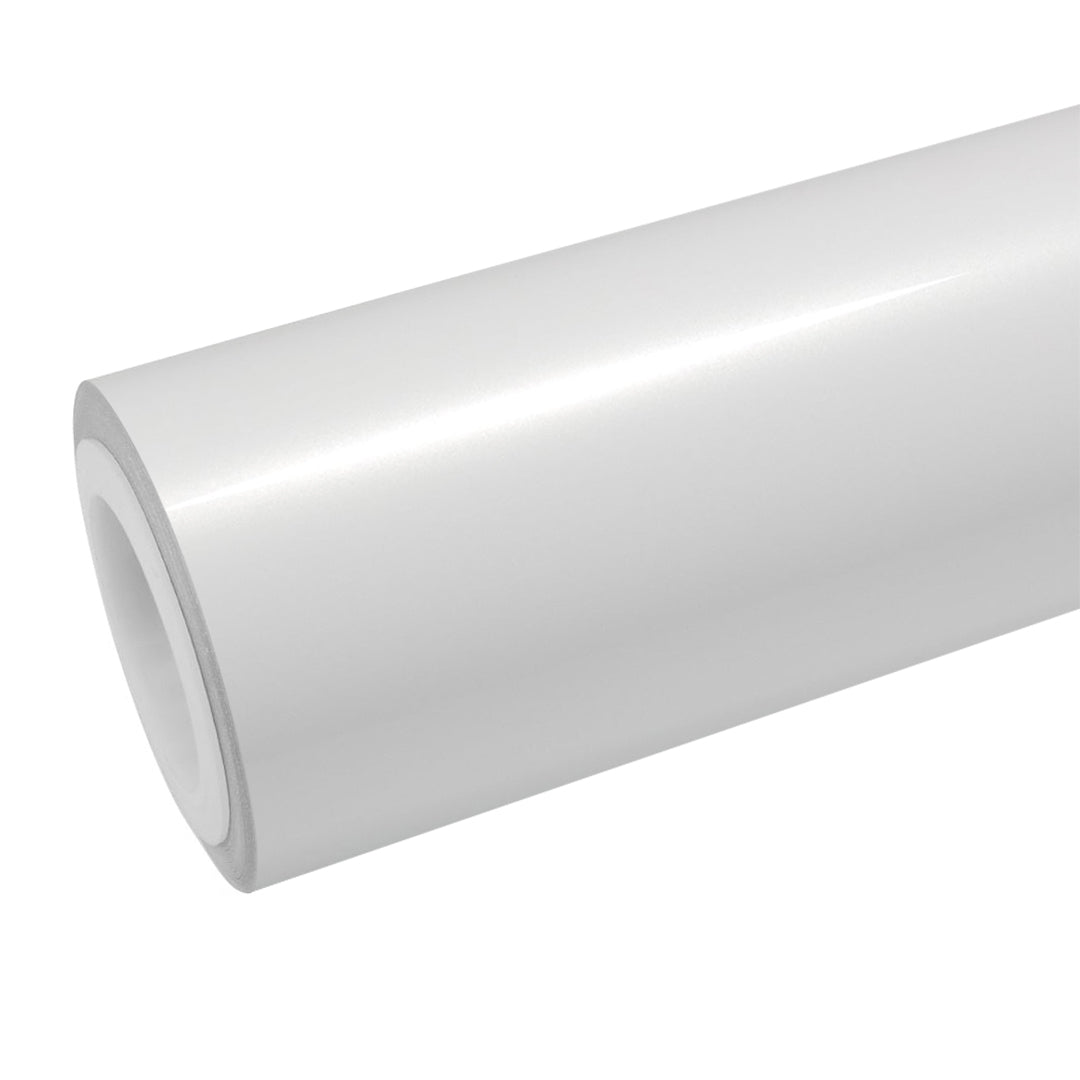 Gloss Pearlescent Ceramic White Vinyl Wrap - product view 1