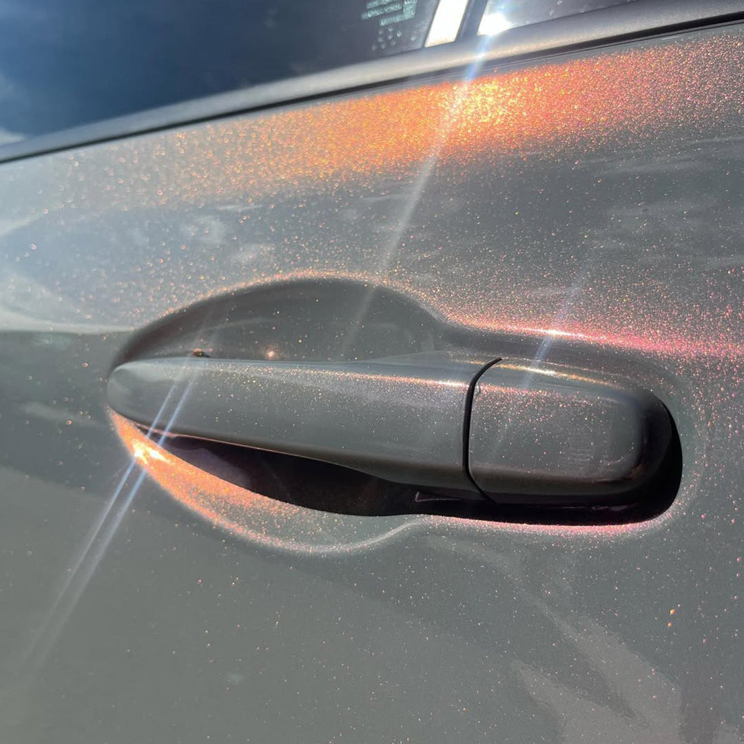 Gloss Phantom Gray Red Color Shift Vinyl Wrap