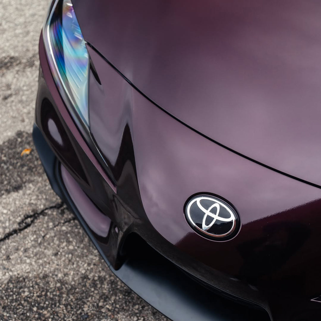 Gloss Phantom Rose Black Color Shift Vinyl Wrap