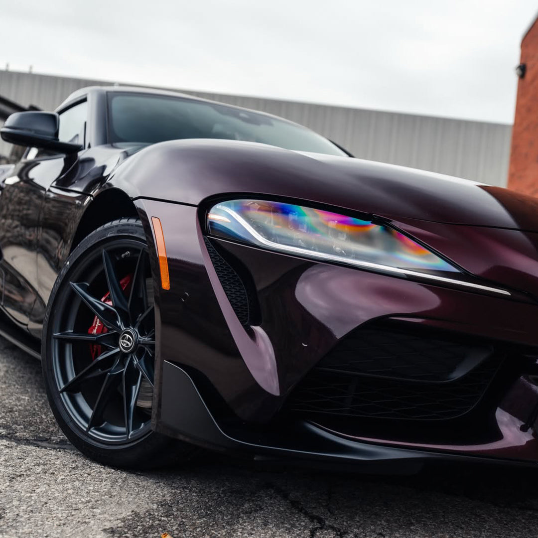 Gloss Phantom Rose Black Color Shift Vinyl Wrap