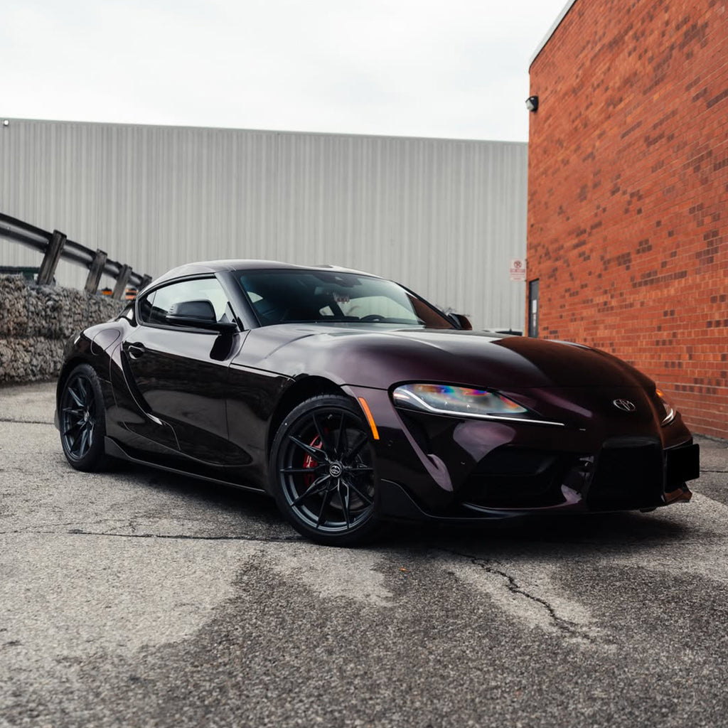 Gloss Phantom Rose Black Color Shift Vinyl Wrap
