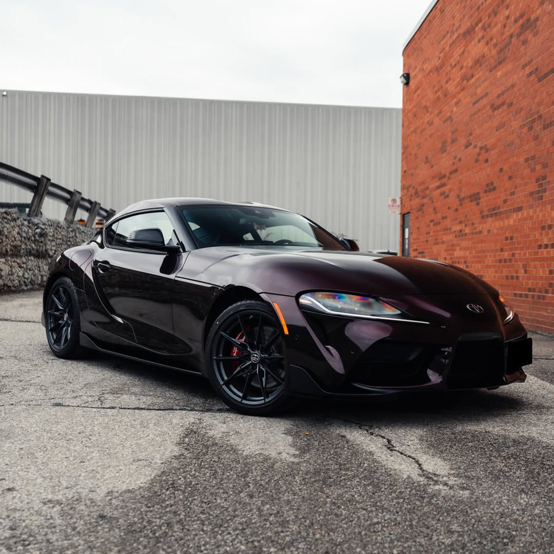 Gloss Phantom Rose Black Color Shift Vinyl Wrap