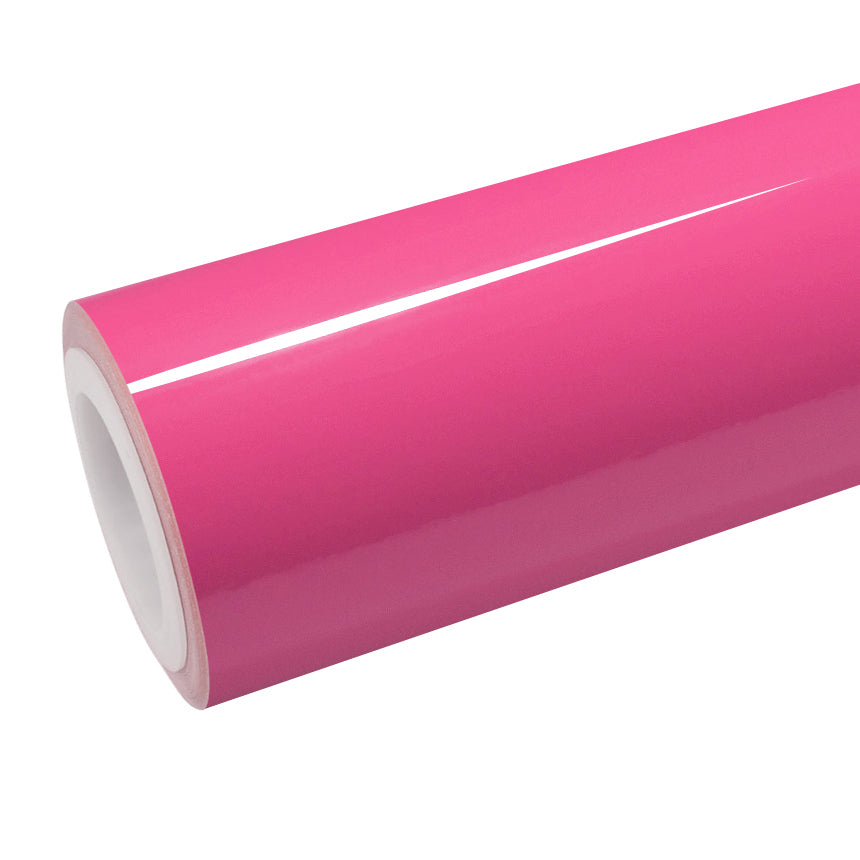 Gloss Rose Pink Vinyl Wrap automotive car wrap film