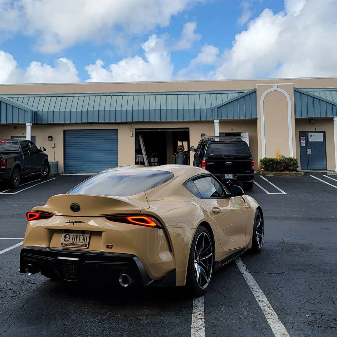 Gloss Sand Yellow Vinyl Wrap
