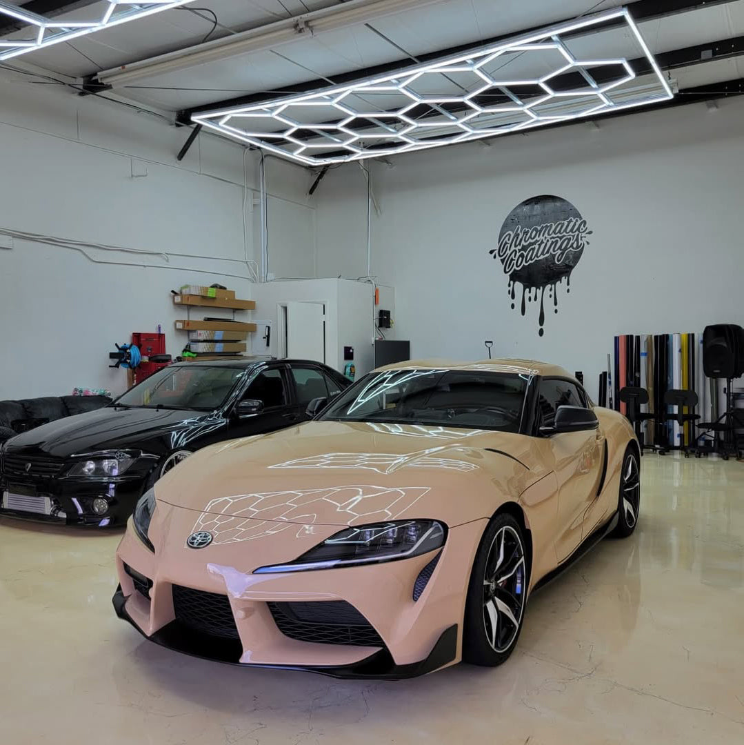 Gloss Sand Yellow Vinyl Wrap