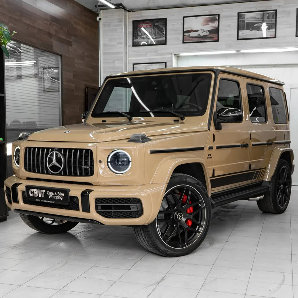 Gloss Sand Yellow Vinyl Wrap