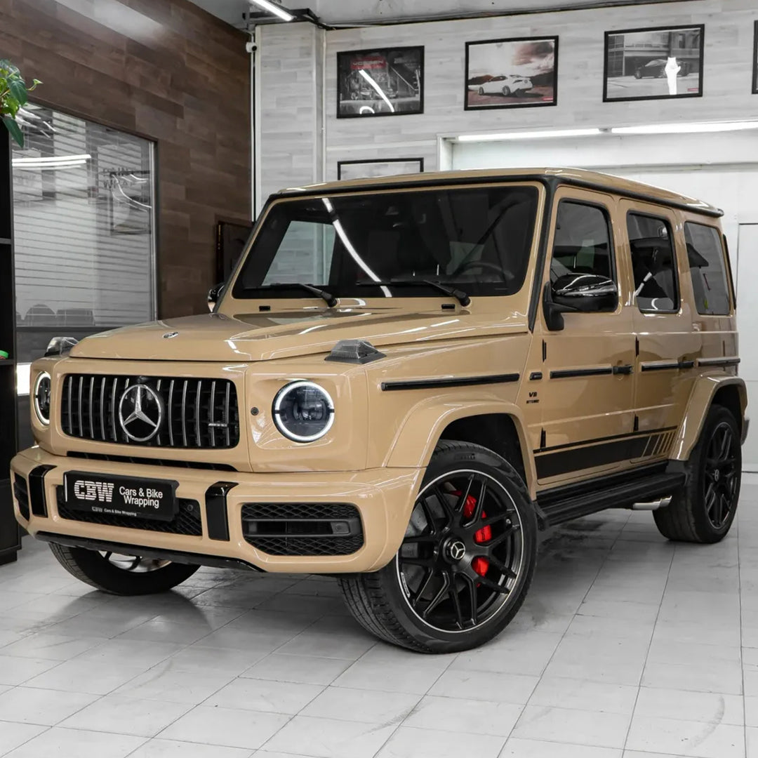 Gloss Sand Yellow Vinyl Wrap
