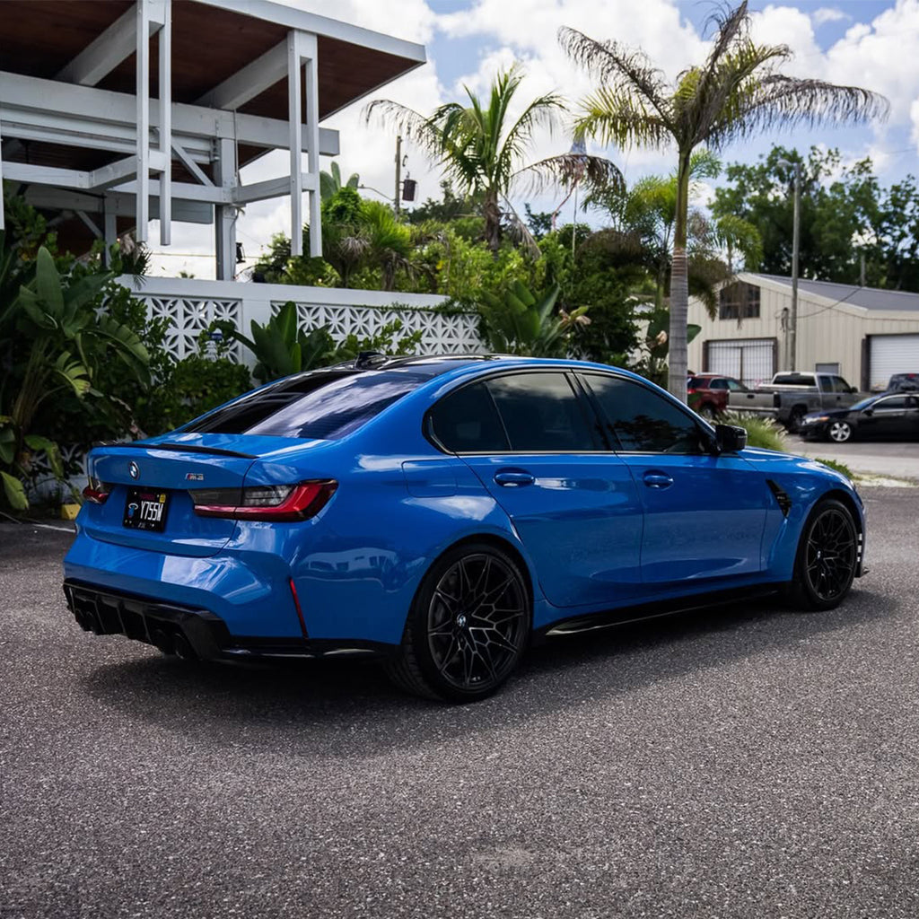 Gloss Shark Blue Vinyl Wrap
