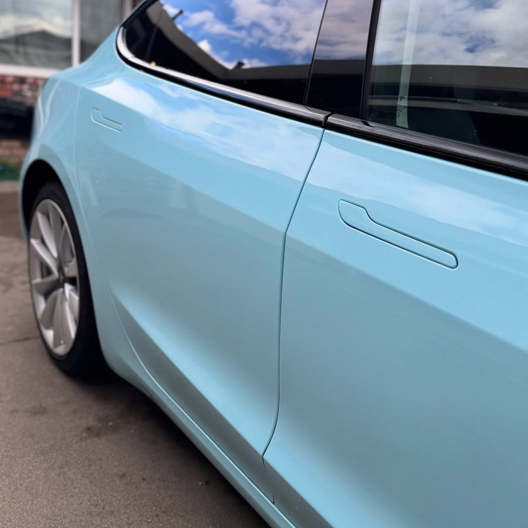 Gloss Sky Blue Vinyl Wrap