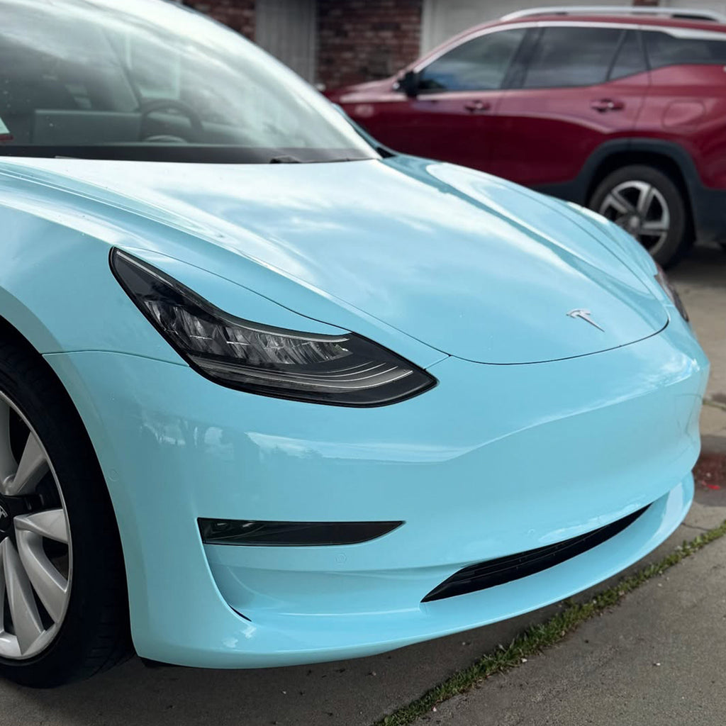 Gloss Sky Blue Vinyl Wrap