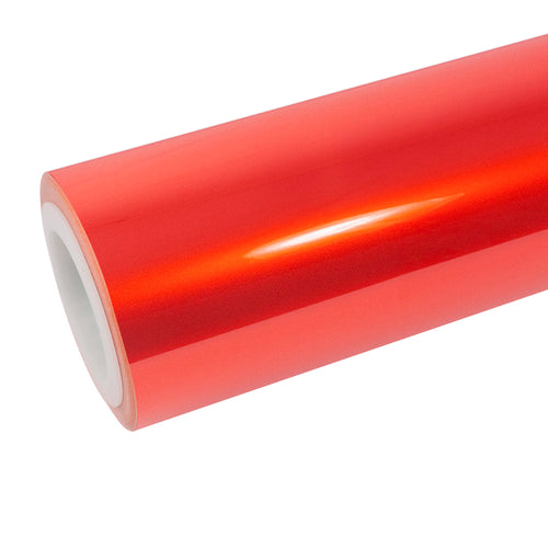 Gloss Metallic Bright Orange Vinyl Wrap - product view 1
