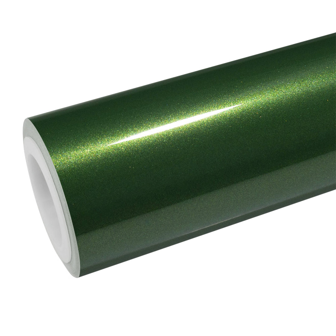 Gloss Metallic Mamba Green Vinyl Wrap - product view 1