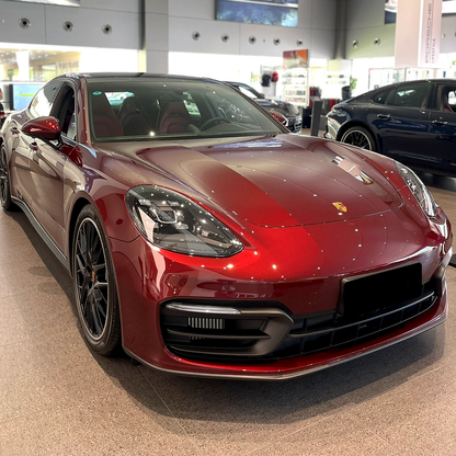 Glossy Metallic Raspberry Red Vinyl Wrap