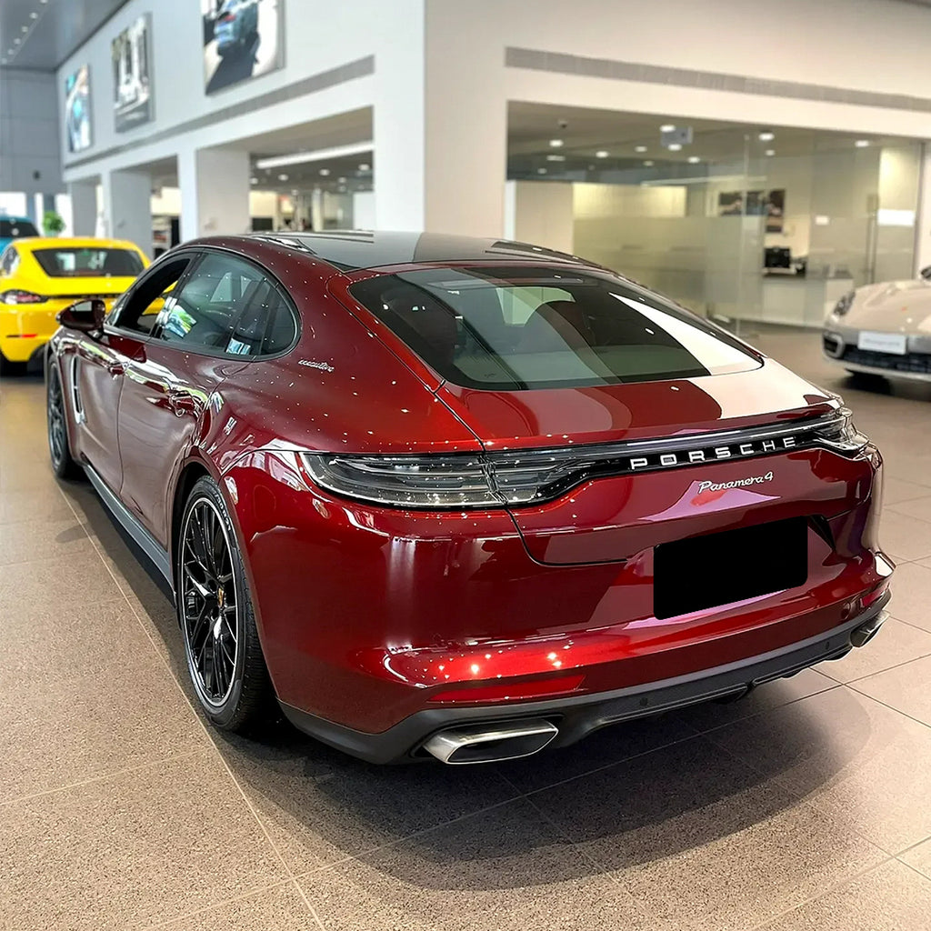 Glossy Liquid Metal Vampire Red Vinyl Wrap