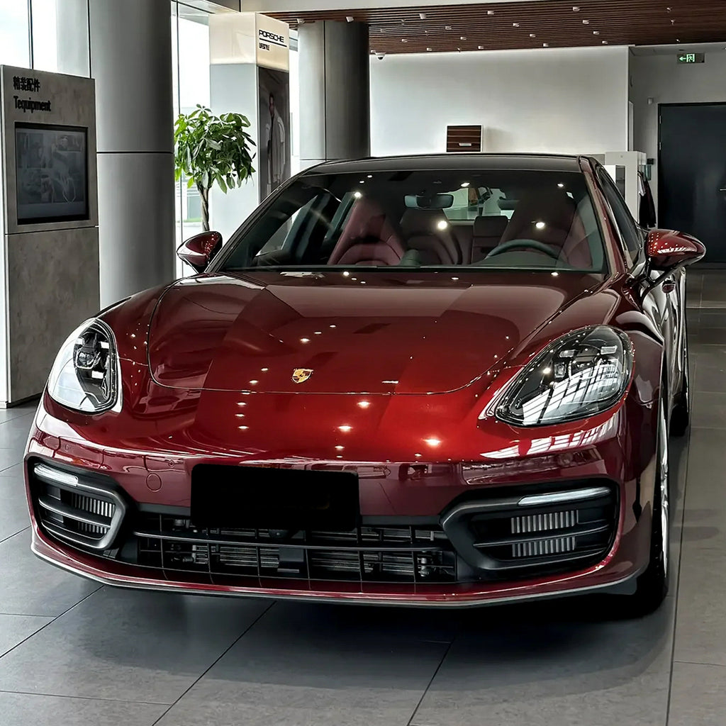 Glossy Liquid Metal Vampire Red Vinyl Wrap