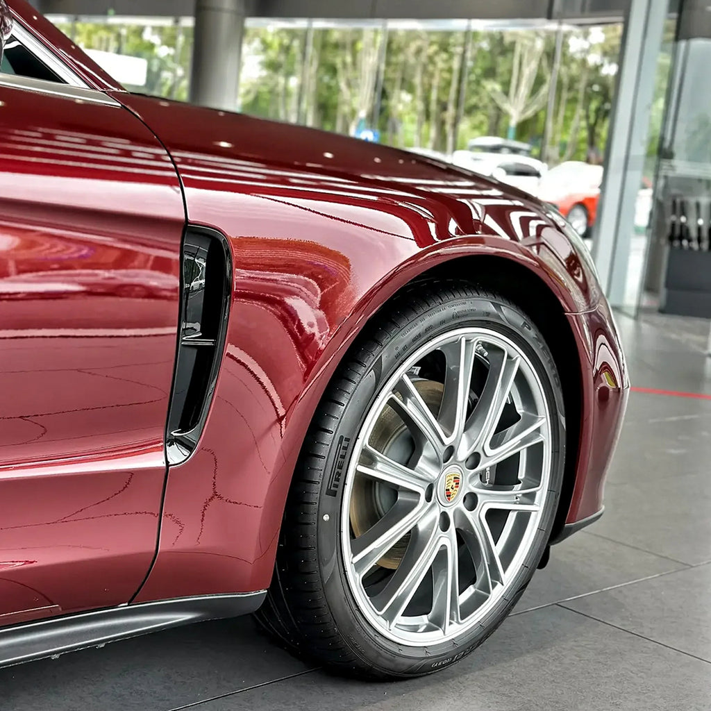 Glossy Liquid Metal Vampire Red Vinyl Wrap