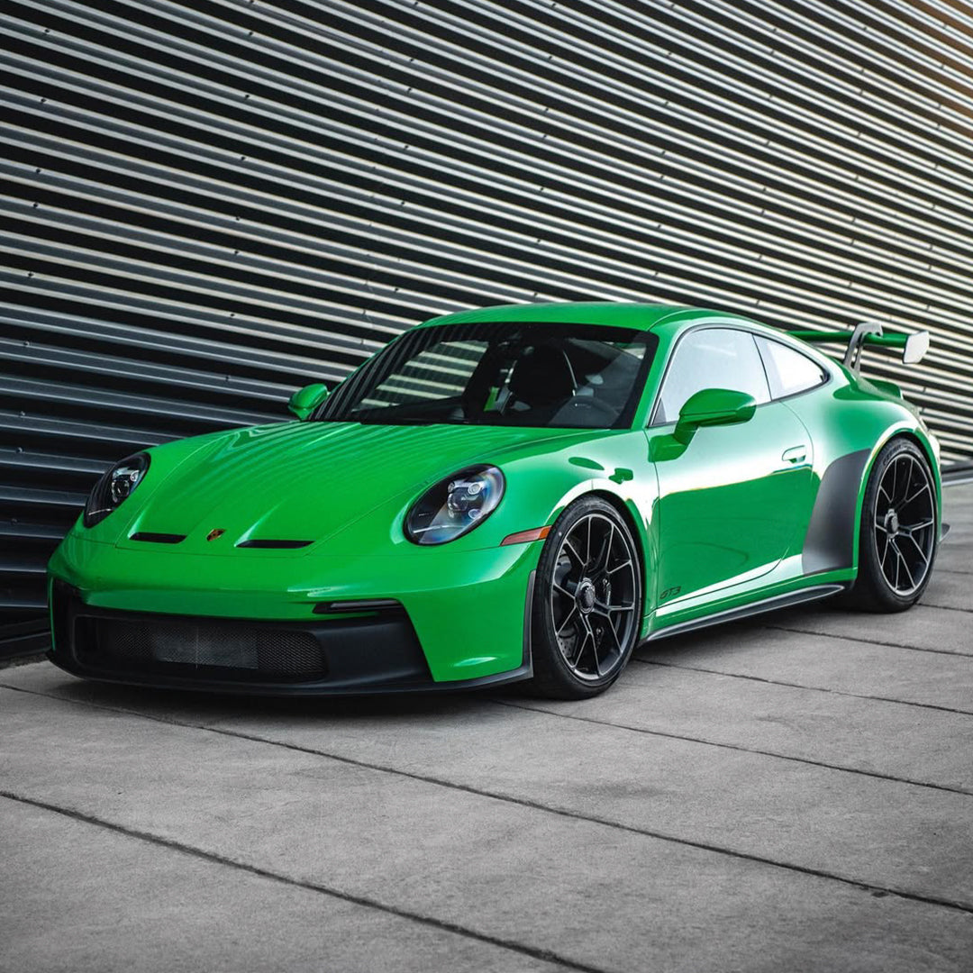 Glossy Signal Green Vinyl Wrap