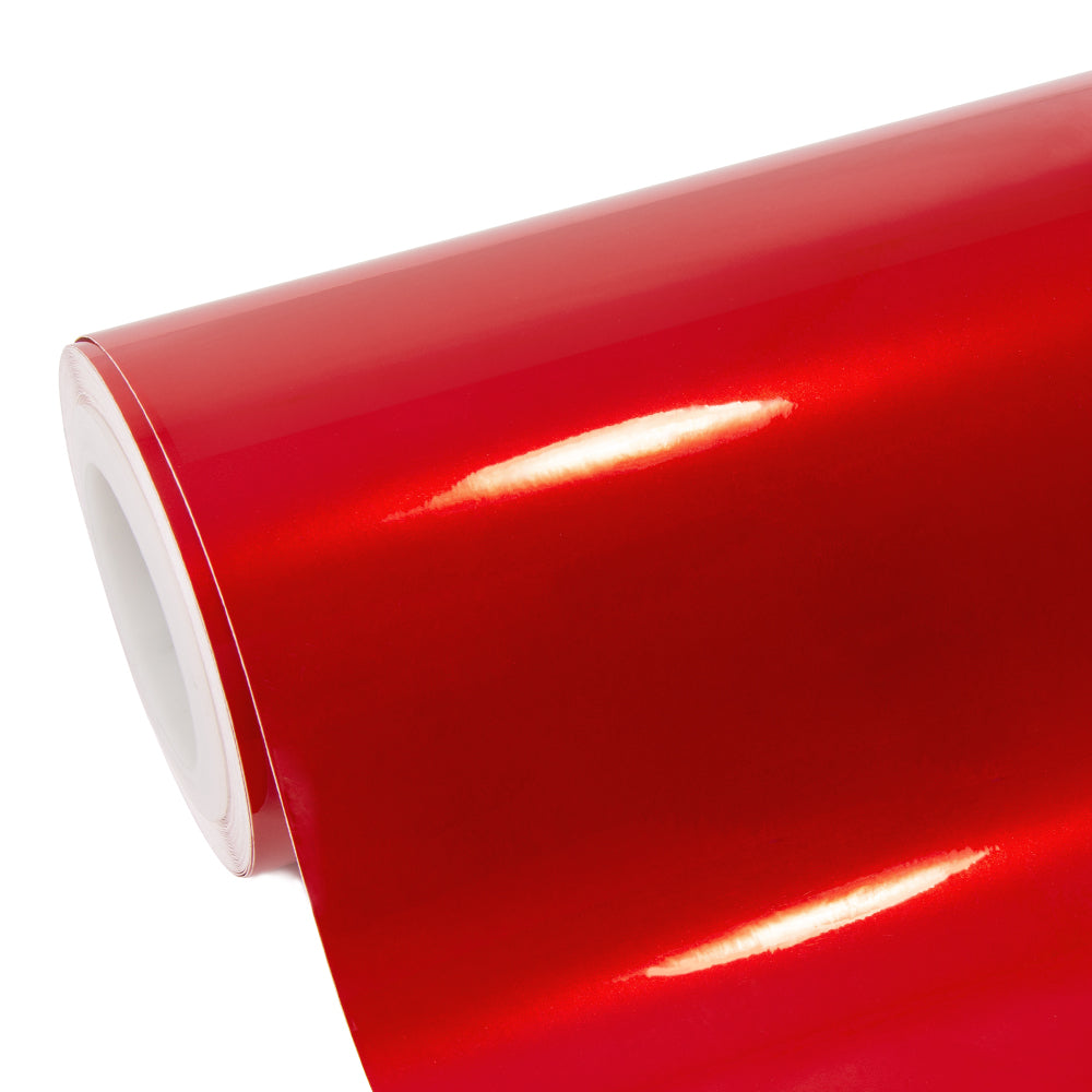 Glossy Metallic Crystal Red Vinyl Wrap|Eowrap