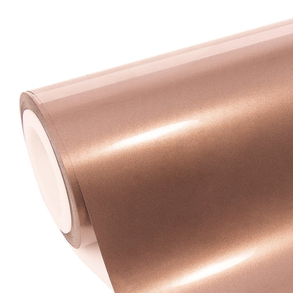 Glossy Metallic Rose Gold Vinyl Wrap|Eowrap