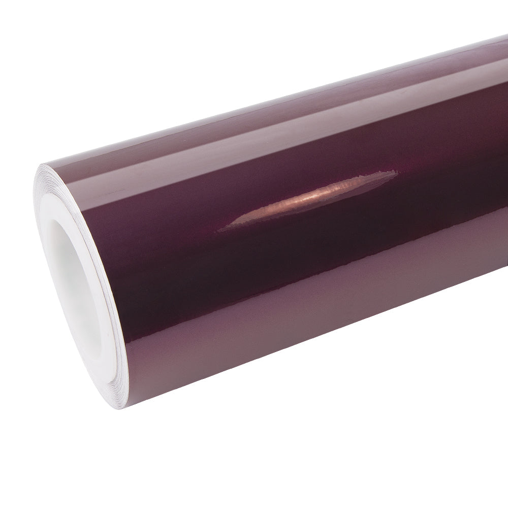 Glossy Metallic Wine Red Vinyl Wrap|Eowrap