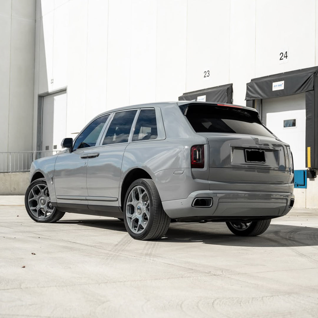 Glossy Nardo Gray vinyl wrap