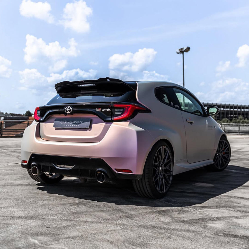 Gradient Matte Gray Red PPF
