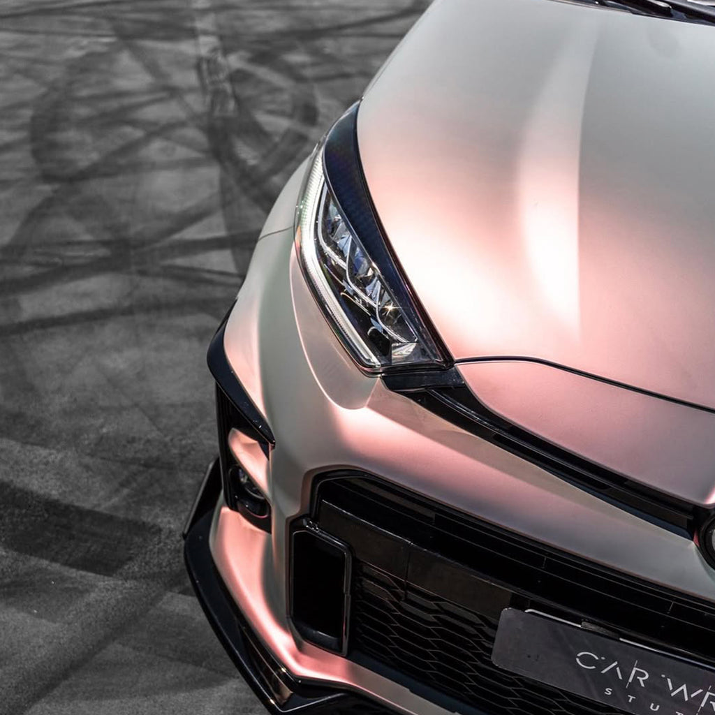 Gradient Matte Gray Red PPF