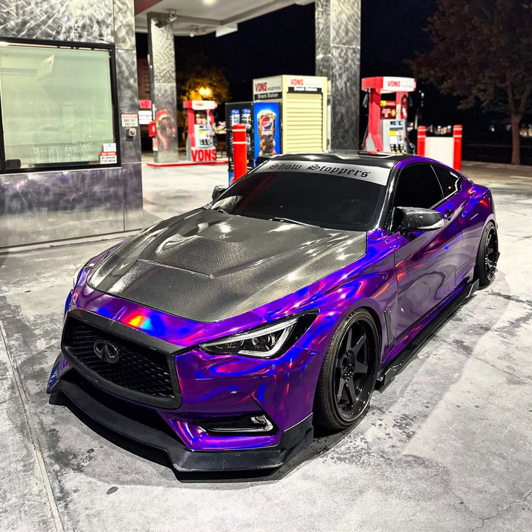 Holographic Purple Vinyl Wrap