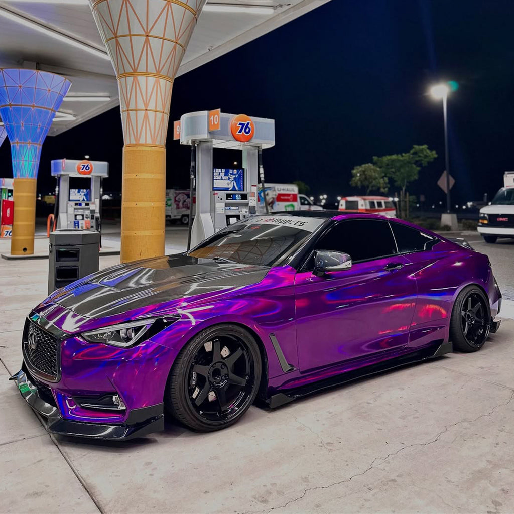 Holographic Purple Vinyl Wrap