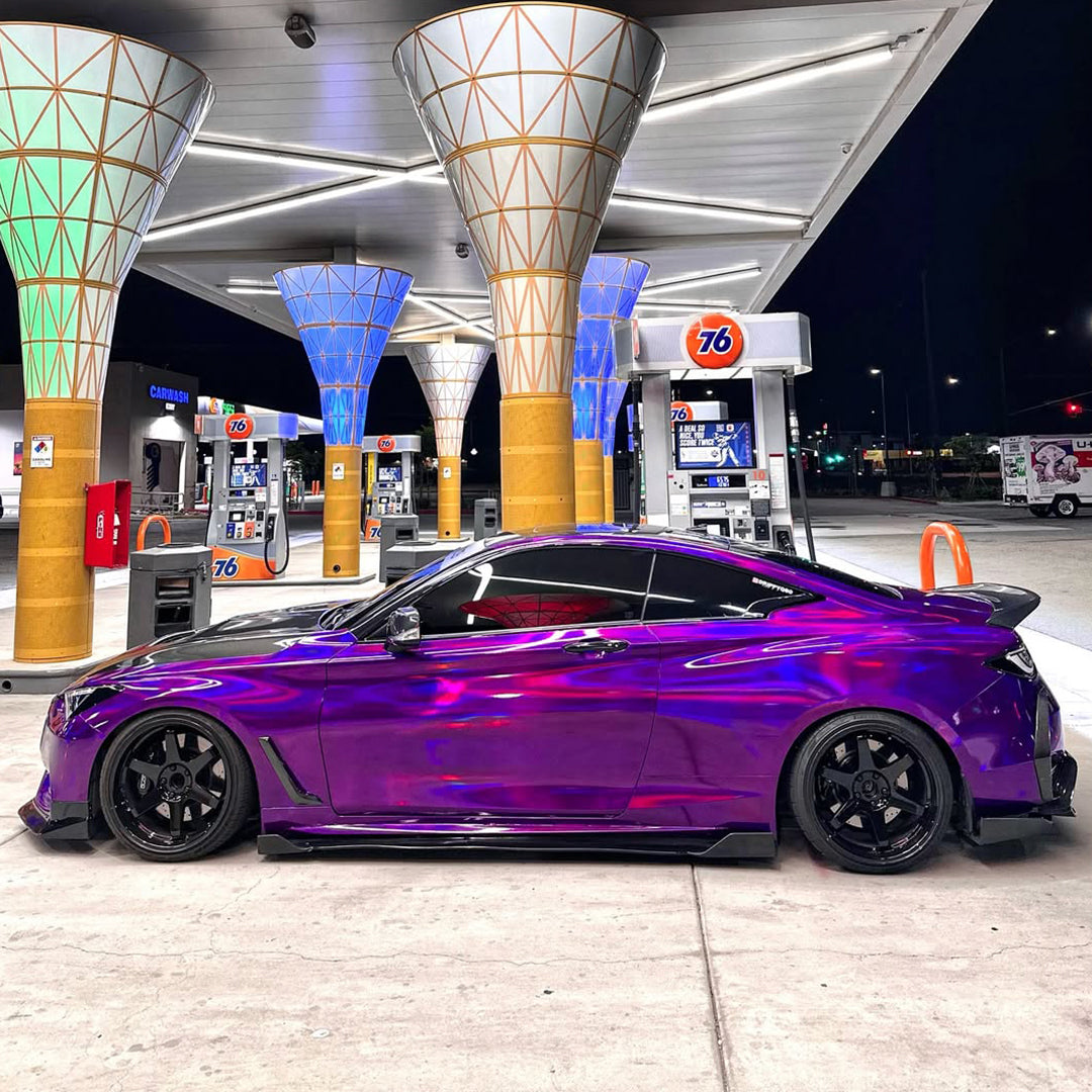 Holographic Purple Vinyl Wrap
