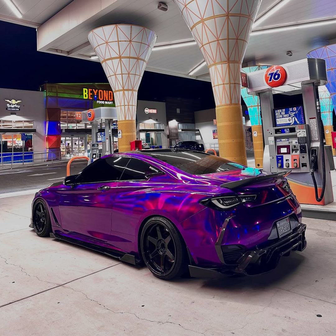 Holographic Purple Vinyl Wrap