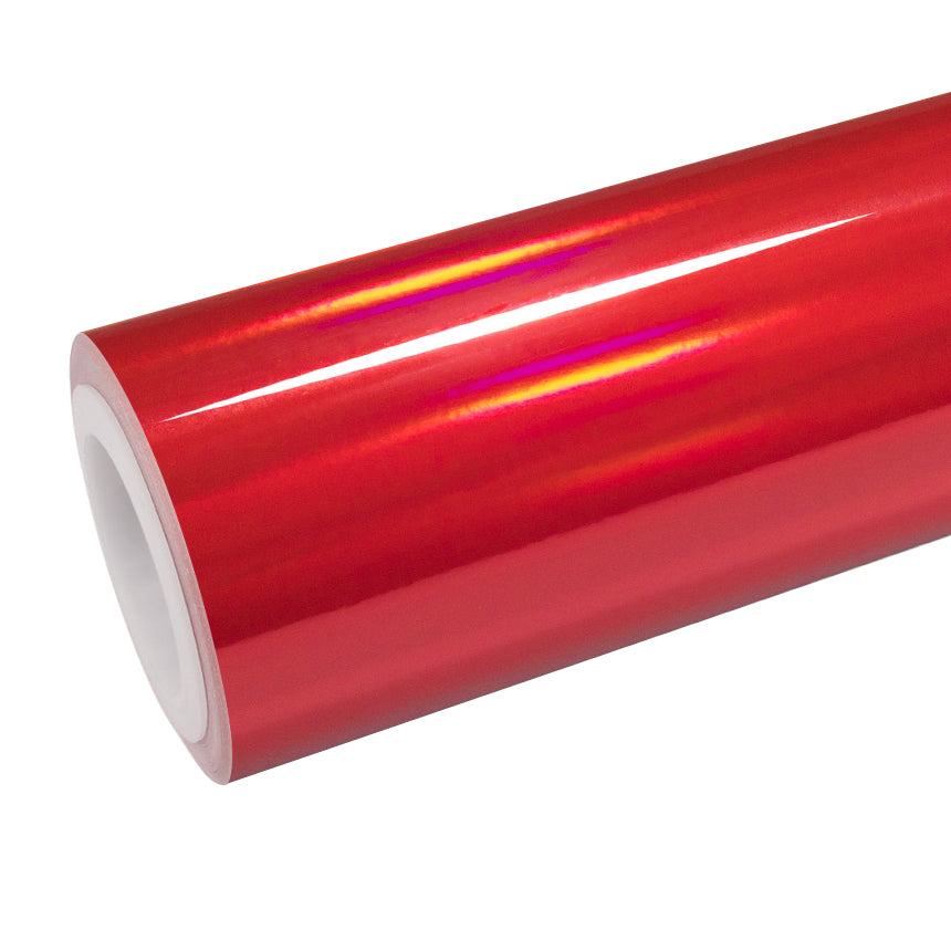 Holographic Red Vinyl Wrap main product view