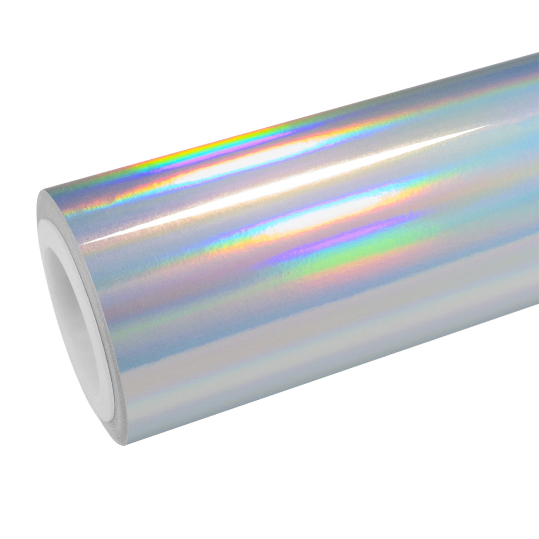 Holographic Silver Vinyl Wrap - product view 1