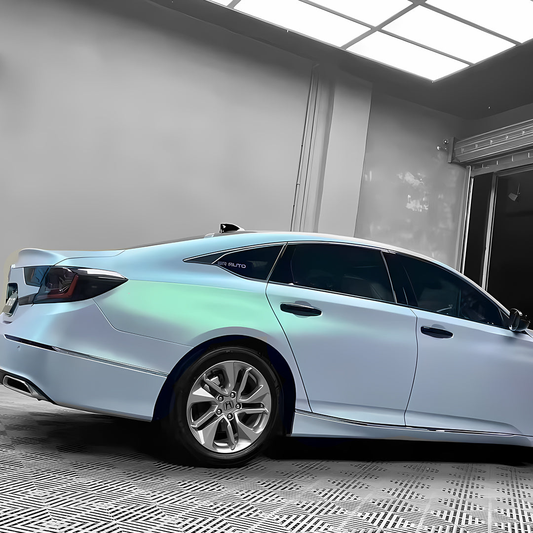 Honda Accord | Matte Far Peak Green Blue Car Vinyl Wrap | Eowrap