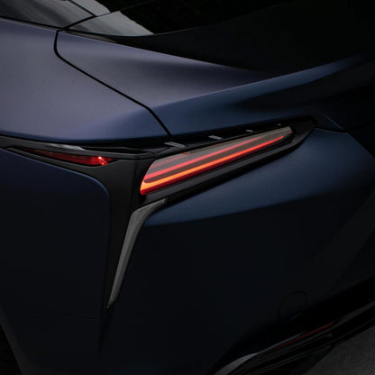 LEXUS LC|Matte Metallic Black Blue Vinyl Wrap|Eowrap