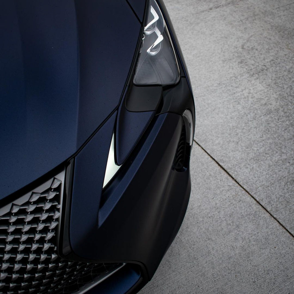 LEXUS|Matte Metallic Black Blue Vinyl Wrap|Eowrap