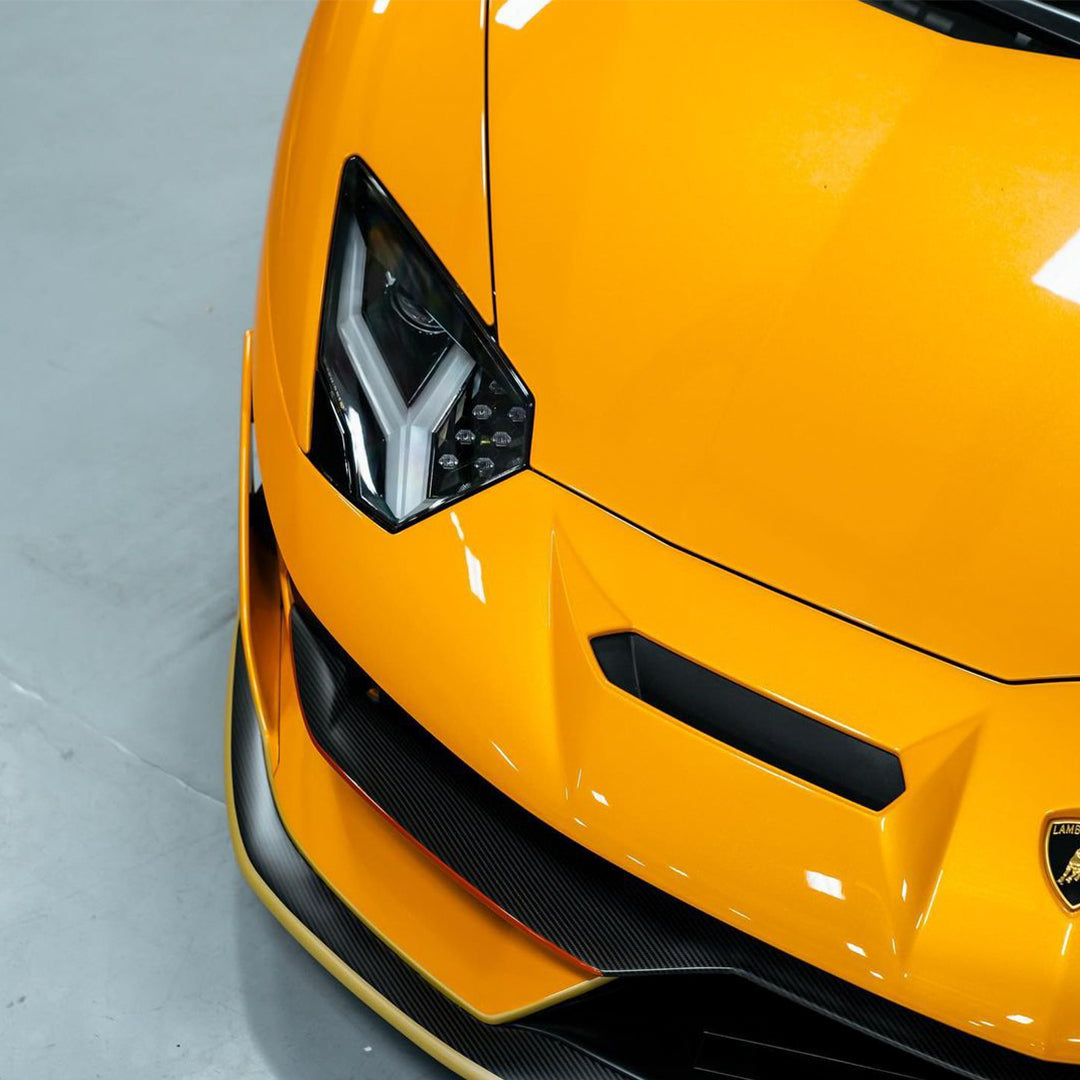 Lamborghini|Glossy Metallic Golden Yellow Vinyl Wrap|Eowrap