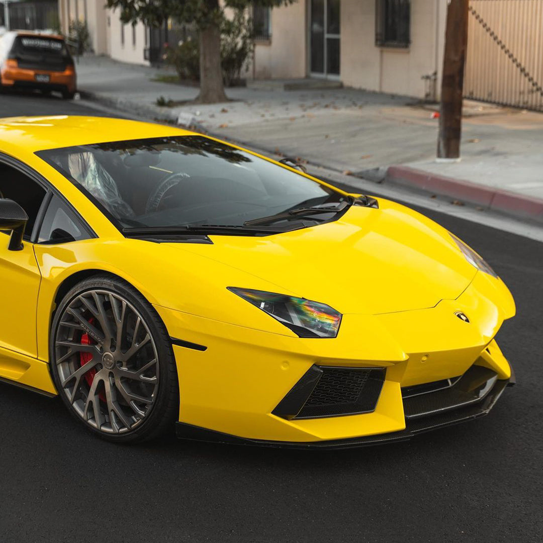 Lamborghini|High Glossy Racing Yellow Vinyl Wrap|Eowrap