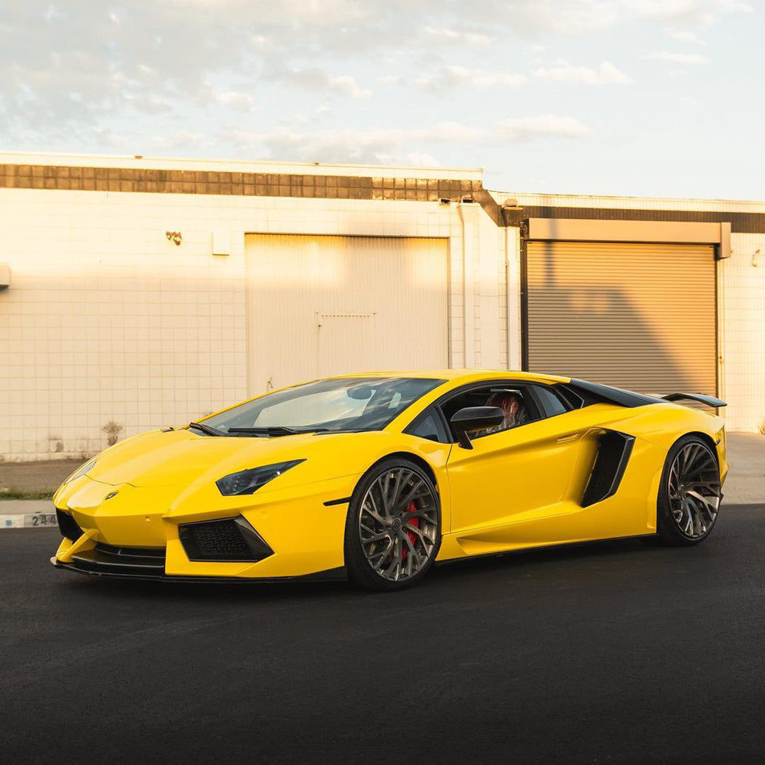 Lamborghini|High Glossy Racing Yellow Vinyl Wrap|Eowrap