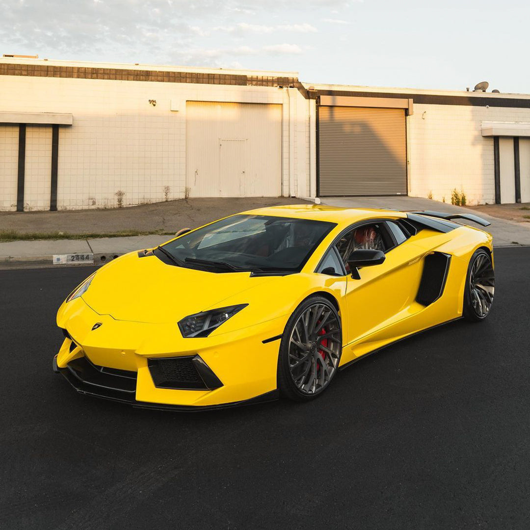 Lamborghini|High Glossy Racing Yellow Vinyl Wrap|Eowrap