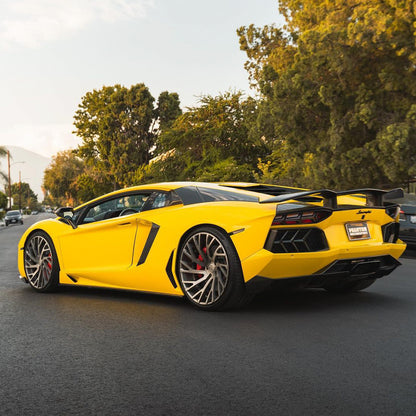 Lamborghini|High Glossy Racing Yellow Vinyl Wrap|Eowrap