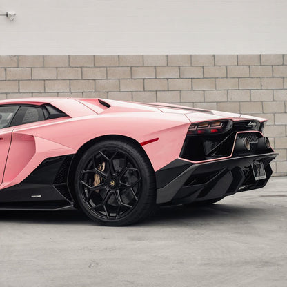 Lamborghini|High Glossy Rouge Pink Vinyl Wrap|Eowrap