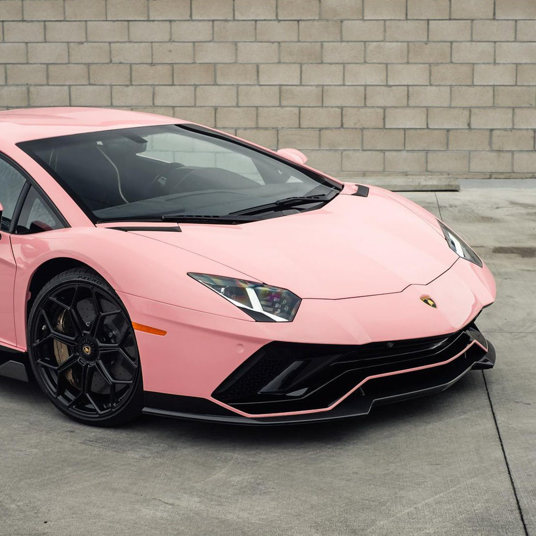 Lamborghini|High Glossy Rouge Pink Vinyl Wrap|Eowrap