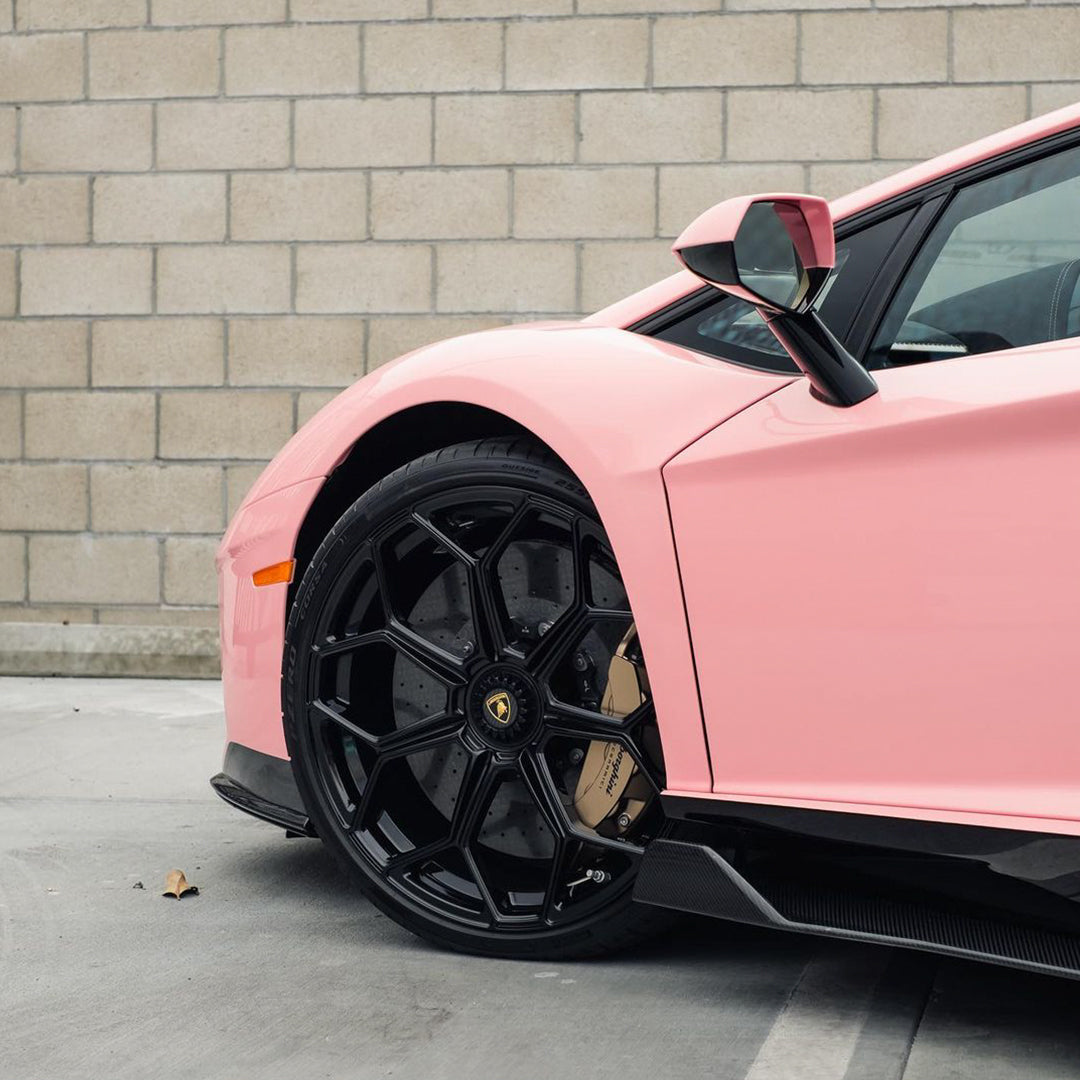 Lamborghini|High Glossy Rouge Pink Vinyl Wrap|Eowrap