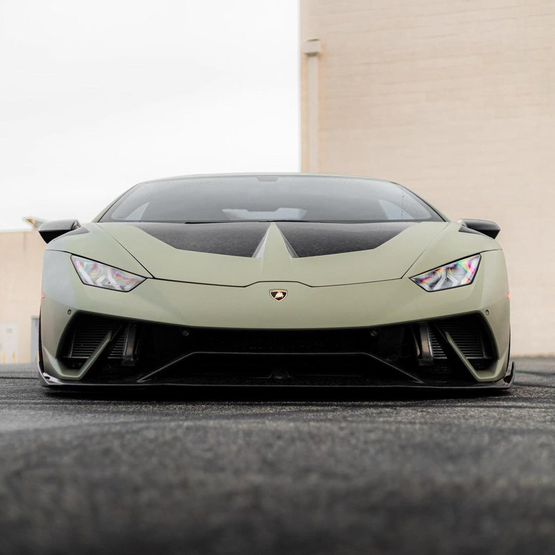 Lamborghini|Matte Silk Khaki Green Vinyl Wrap|Eowrap