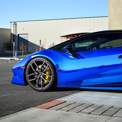 Lamborghini|Mirror Chrome Blue Vinyl Wrap|Eowrap