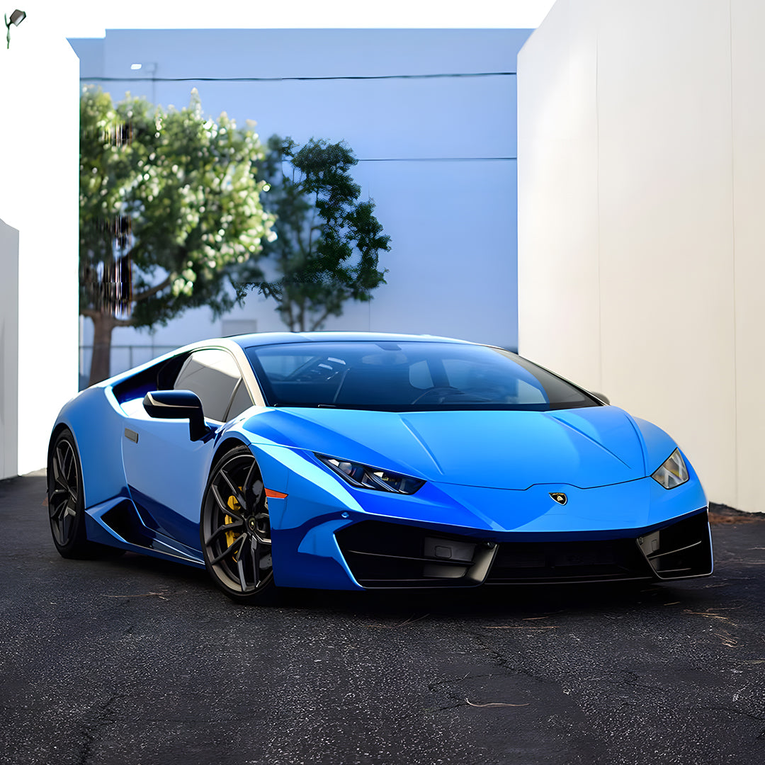 Lamborghini|Mirror Chrome Blue Vinyl Wrap|Eowrap