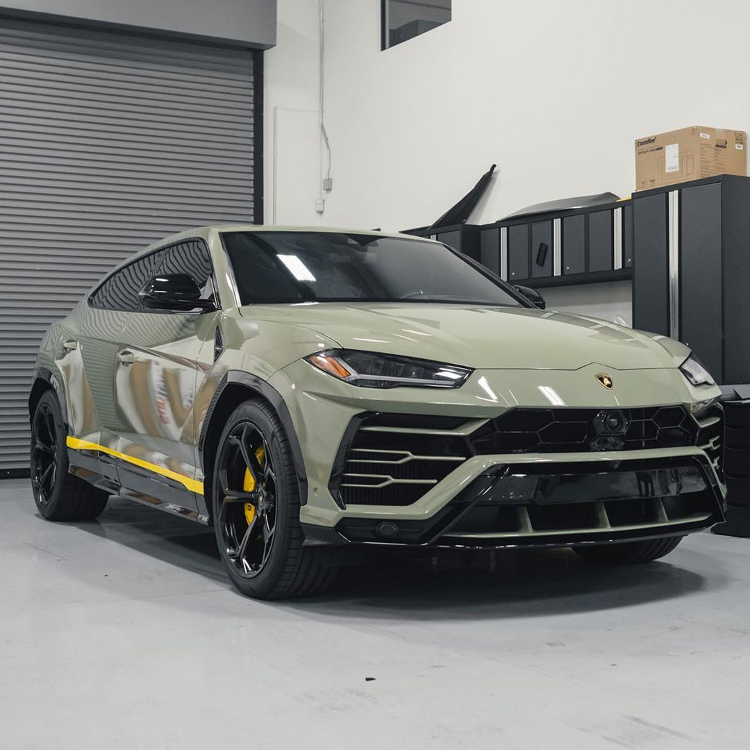 Lamborghini|Super Glossy Pistachio Green Vinyl Wrap|Eowrap