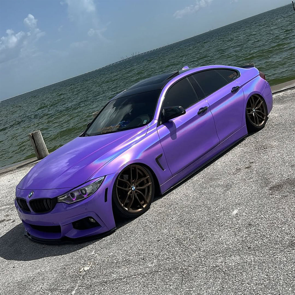 Laser Gloss Lavender Purple Vinyl Wrap
